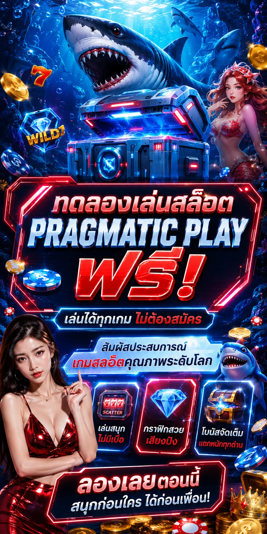 ข้อดีของการทดลองเล่นสล็อตฟรีก่อนเดิมพันจริงกับ BABYSHARK8899