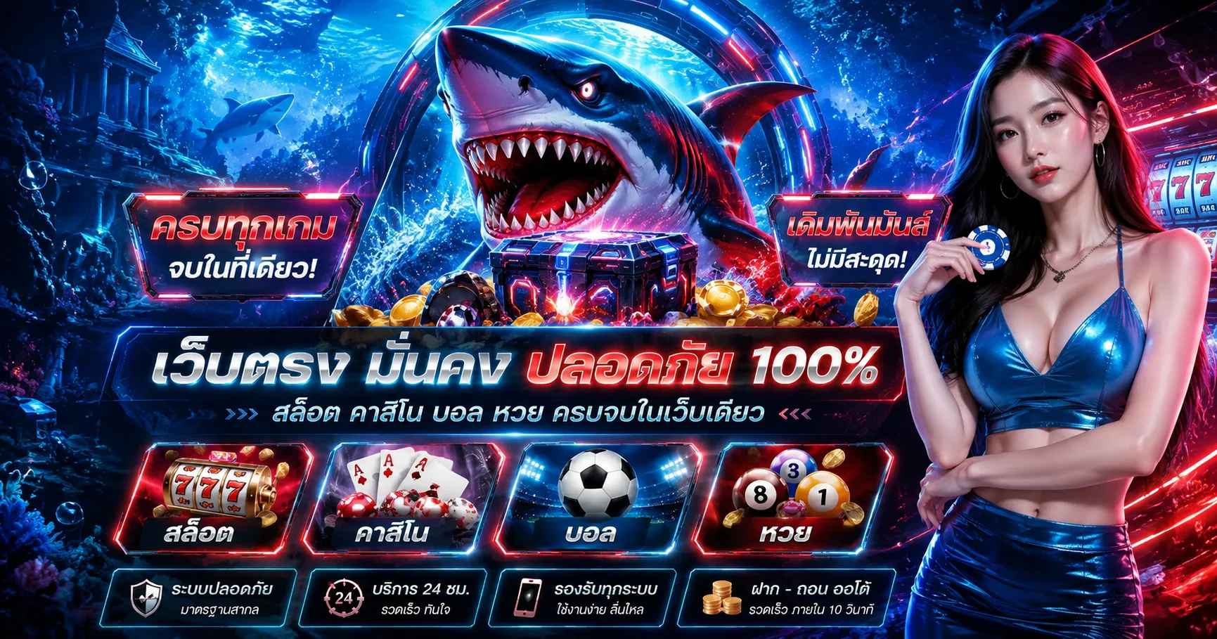 แบนเนอร์หน้าแรก BABYSHARK8899 เว็บตรงสล็อตและคาสิโนออนไลน์